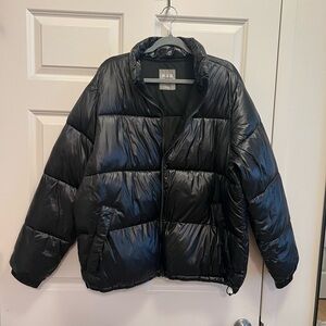 GAP men’s large black puffer jacket